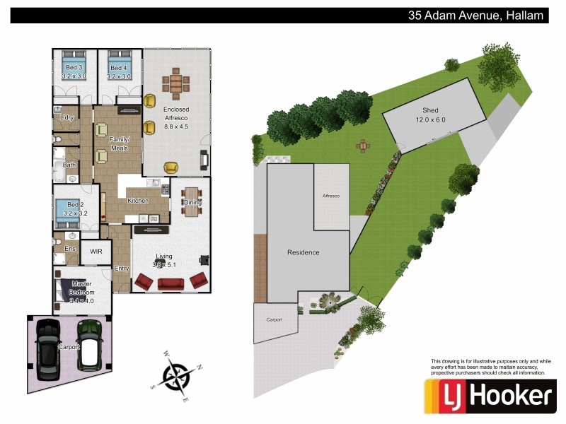 35 Adam Avenue, Hallam VIC 3803 Floorplan