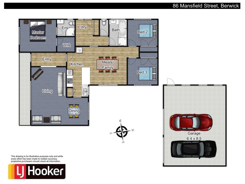 86 Mansfield Street, Berwick VIC 3806 Floorplan