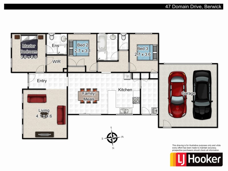 47 Domain Drive, Berwick VIC 3806 Floorplan