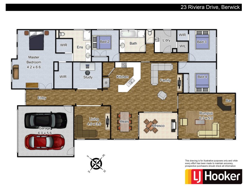 23 Riviera Drive, Berwick VIC 3806 Floorplan