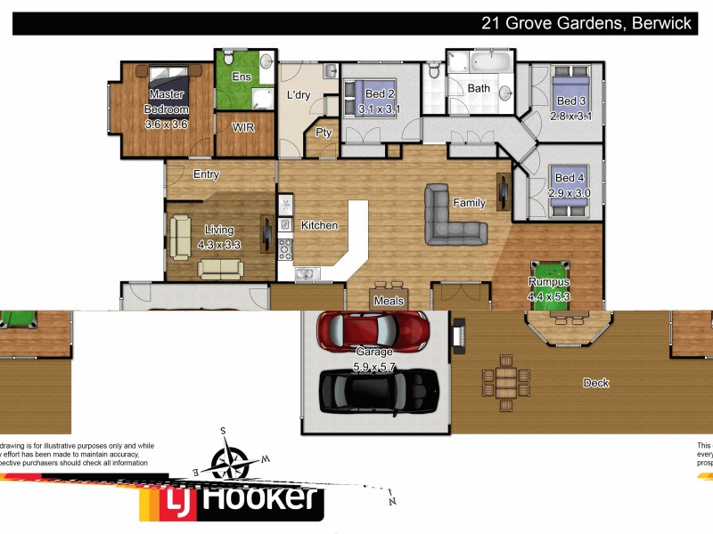 21 Grove Gardens, Berwick VIC 3806 Floorplan