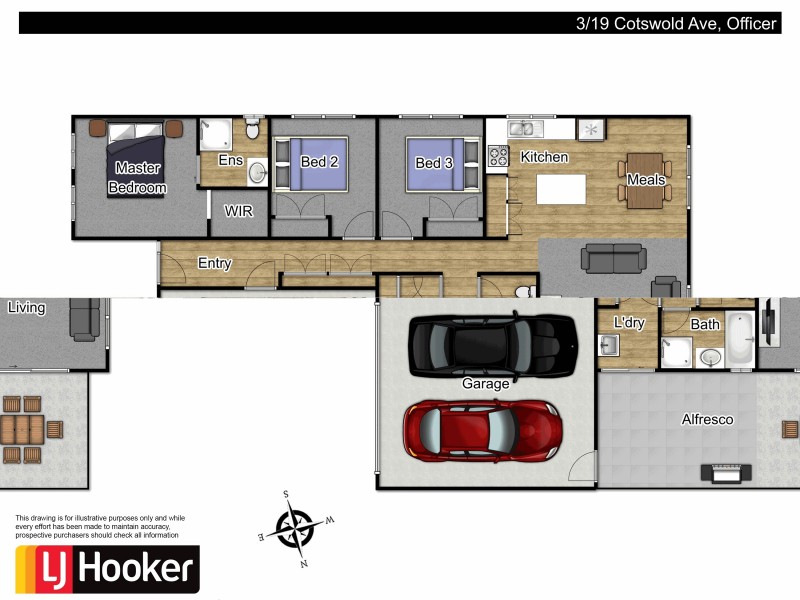 3/19 Cotswold Crescent, Officer VIC 3809 Floorplan