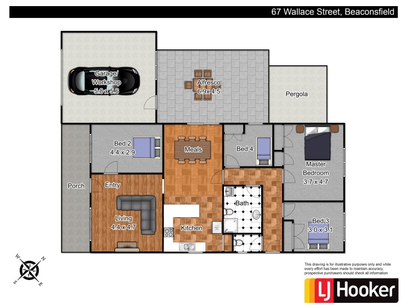 67 Wallace Street, Beaconsfield VIC 3807 Floorplan