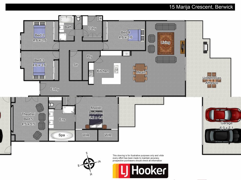 15 Marija Crescent, Berwick VIC 3806 Floorplan