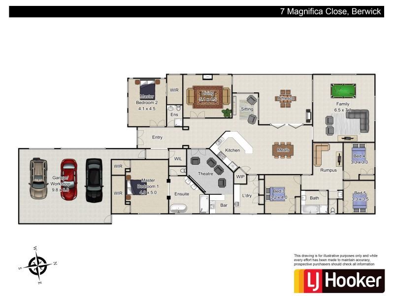 7 Magnifica Close, Berwick VIC 3806 Floorplan