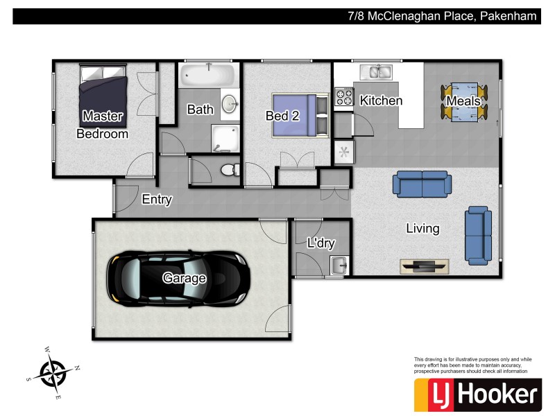 7/8 McClenaghan Place, Pakenham VIC 3810 Floorplan