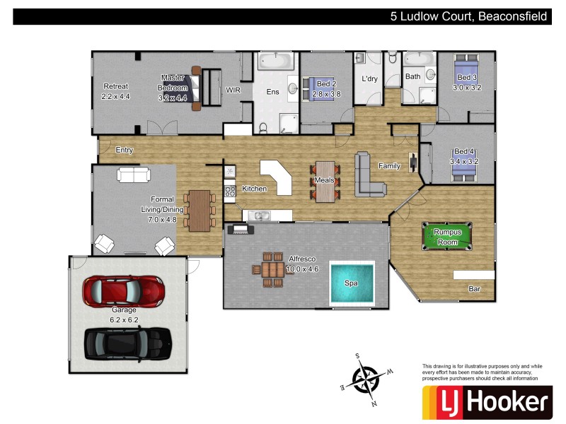 5 Ludlow Court, Beaconsfield VIC 3807 Floorplan