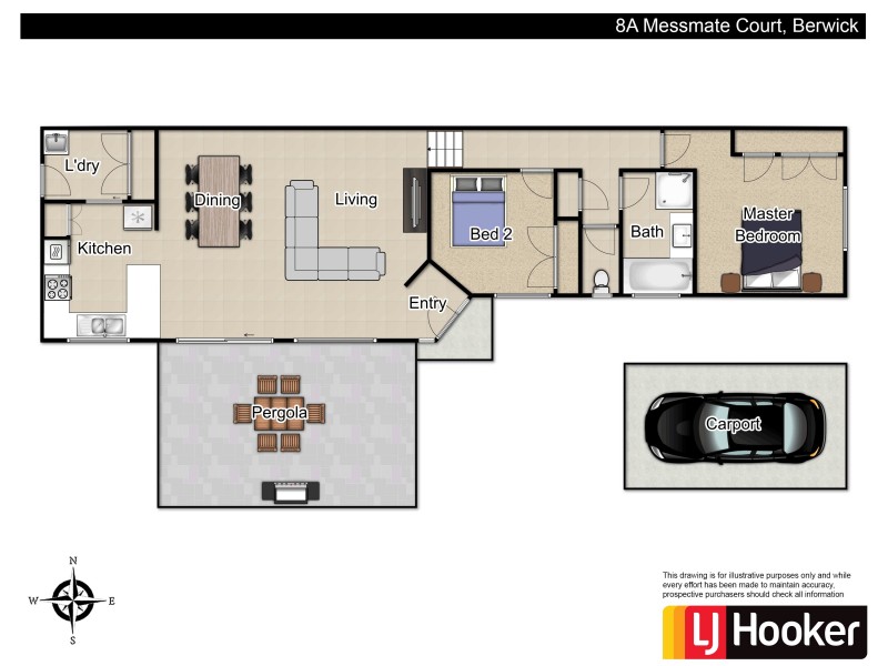 8A Messmate Court, Berwick VIC 3806 Floorplan