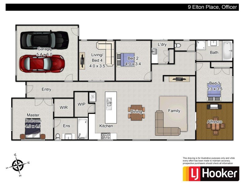9 Elton Place, Officer VIC 3809 Floorplan