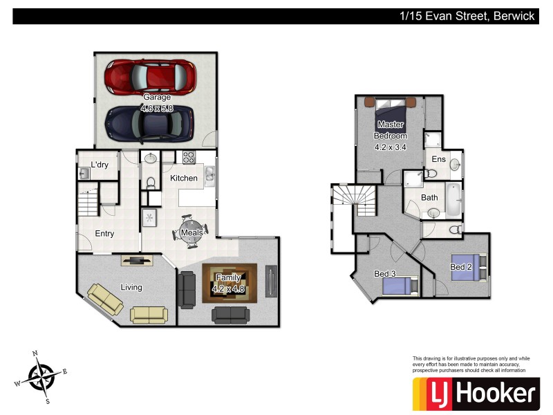 1/15 Evan Street, Berwick VIC 3806 Floorplan