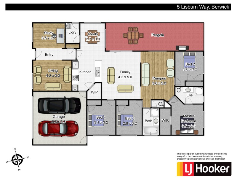 5 Lisburn Way, Berwick VIC 3806 Floorplan