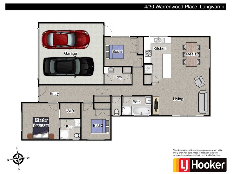 Unit 4/30 Warrenwood Place, Langwarrin VIC 3910 Floorplan