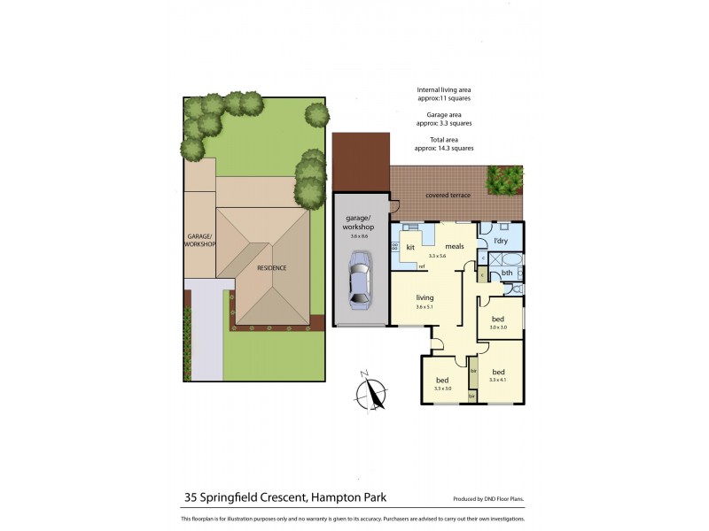 35 Springfield Crescent, Hampton Park VIC 3976 Floorplan