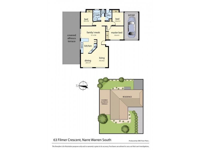 63 Filmer Crescent, Narre Warren South VIC 3805 Floorplan