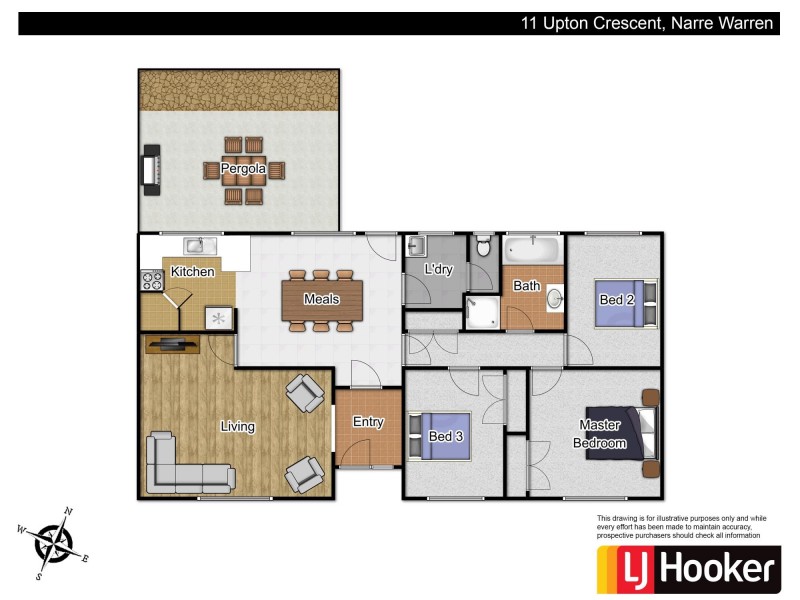 11 Upton Crescent, Narre Warren VIC 3805 Floorplan