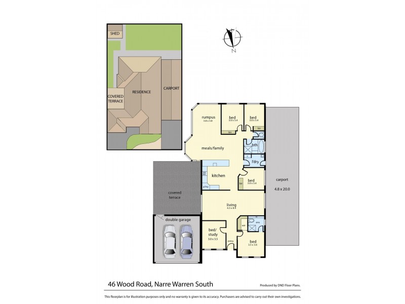 46 Wood Road, Narre Warren South VIC 3805 Floorplan