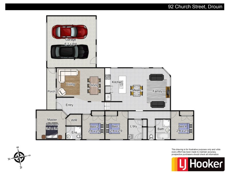 92 Church Street, Drouin VIC 3818 Floorplan