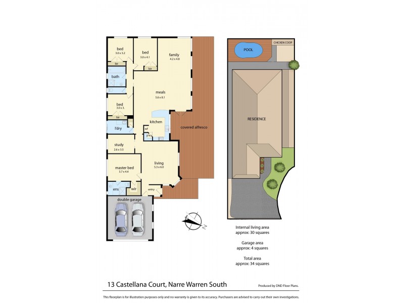 13 Castellana Court, Narre Warren South VIC 3805 Floorplan