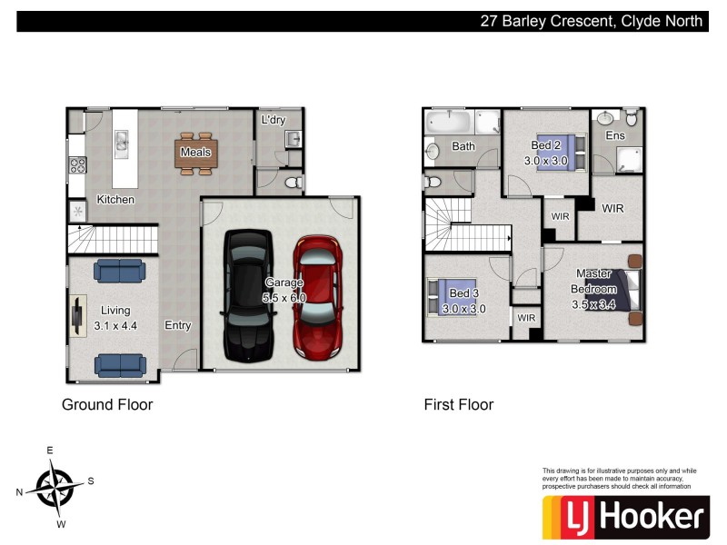 27 Barley Crescent, Clyde North VIC 3978 Floorplan
