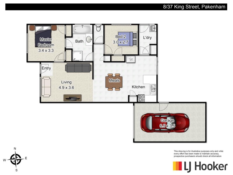 8/37 King Street, Pakenham VIC 3810 Floorplan
