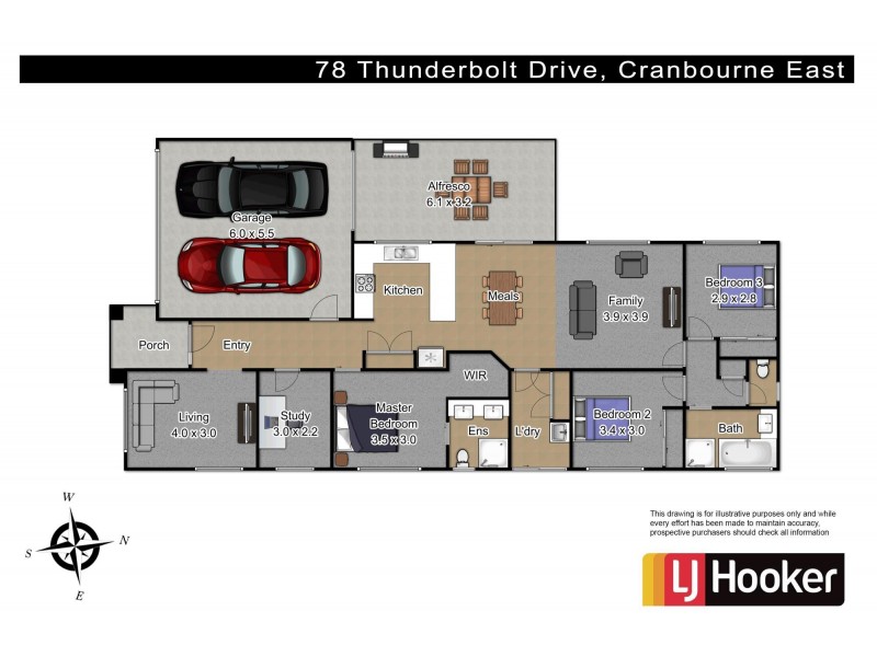 78 Thunderbolt Drive, Cranbourne East VIC 3977 Floorplan