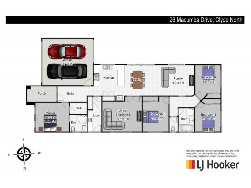 26 Macumba Drive, Clyde North VIC 3978 Floorplan