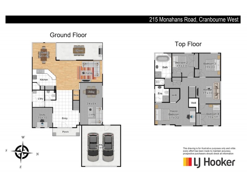 215 Monahans Road, Cranbourne West VIC 3977 Floorplan