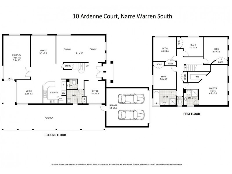 10 Ardenne Court, Narre Warren South VIC 3805 Floorplan