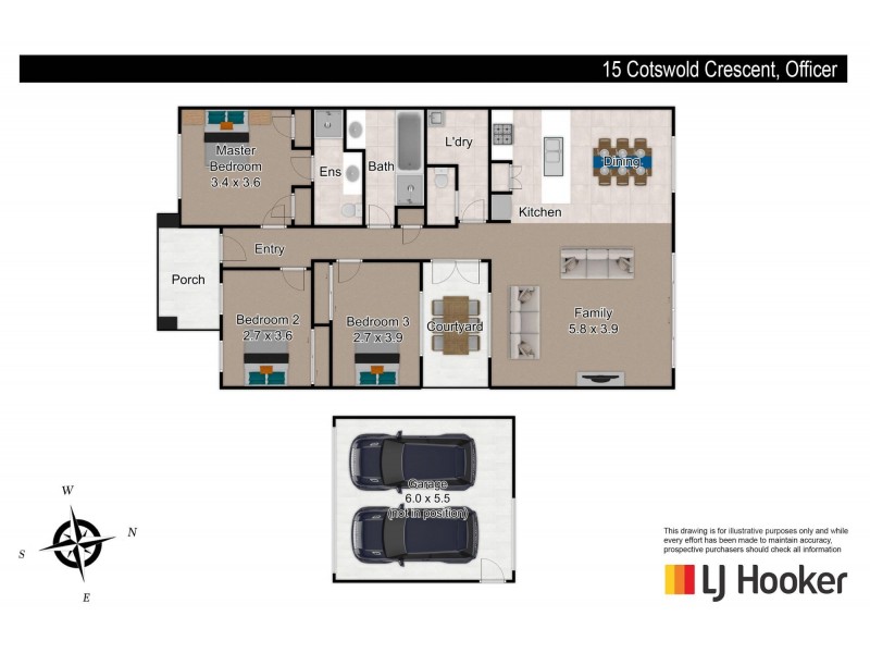 15 Cotswold Crescent, Officer VIC 3809 Floorplan