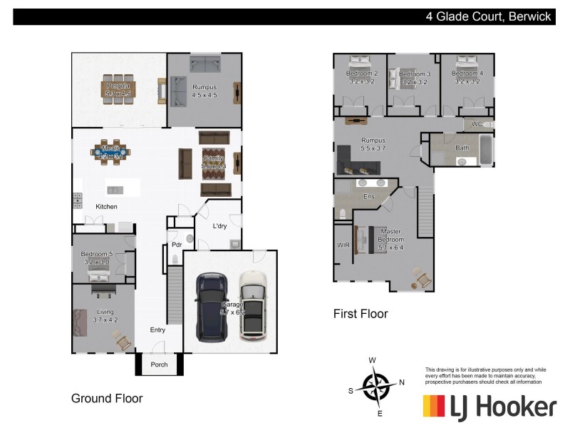 4 Glade Court, Berwick VIC 3806 Floorplan