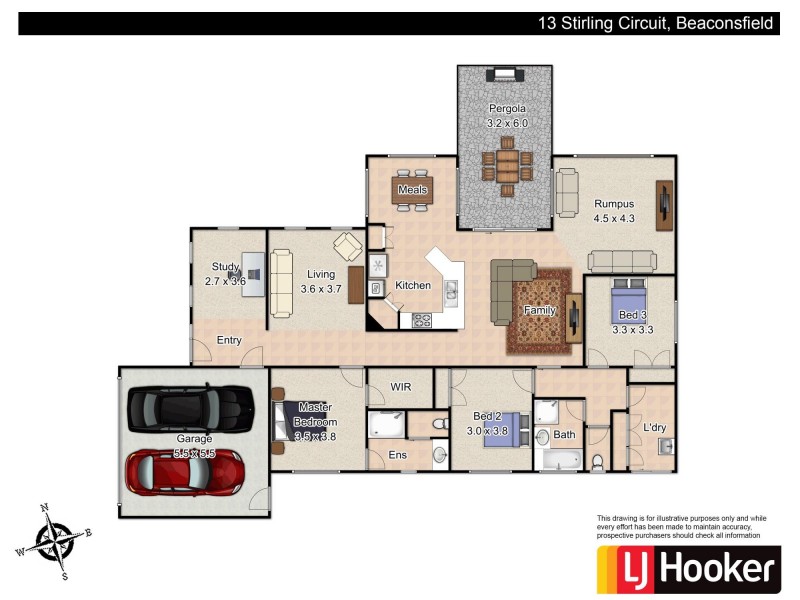 13 Stirling Circuit, Beaconsfield VIC 3807 Floorplan