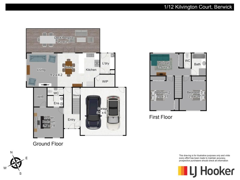 1/12 Kilvington Court, Berwick VIC 3806 Floorplan