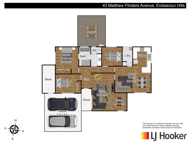 43 Matthew Flinders Avenue, Endeavour Hills VIC 3802 Floorplan