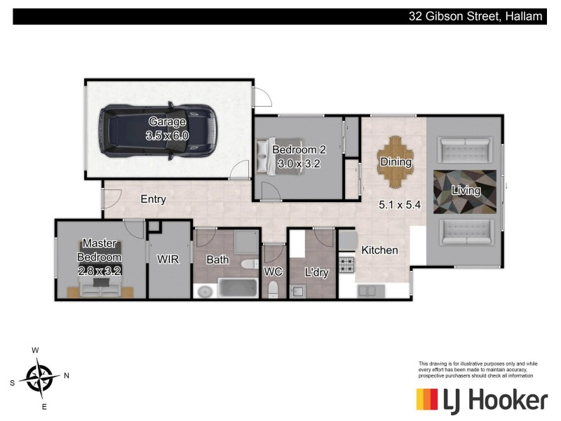 32 Gibson Street, Hallam VIC 3803 Floorplan