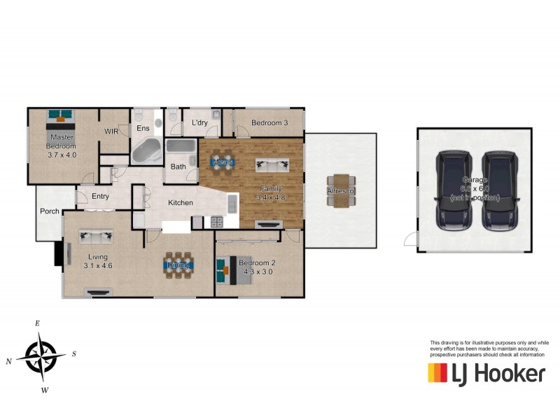 34 Lawson Street, Bentleigh VIC 3204 Floorplan