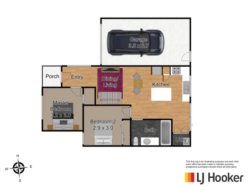 2/17 Cameron Way, Pakenham VIC 3810 Floorplan