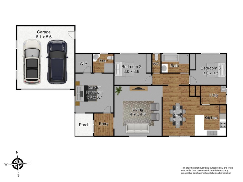 9 Wallangara Drive, Pakenham VIC 3810 Floorplan