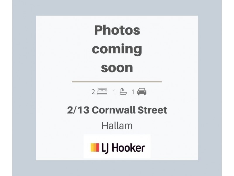 2/13 Cornwall Street, Hallam VIC 3803