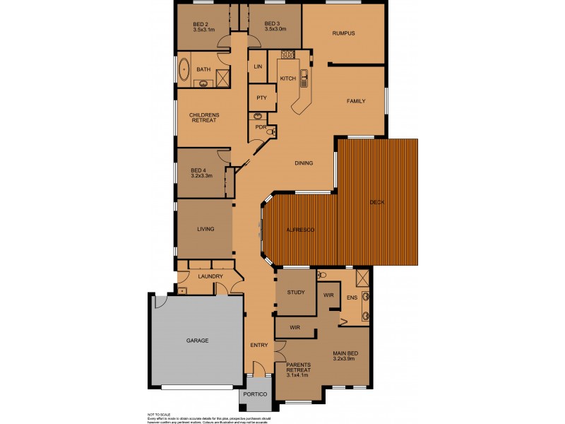 2 Talinga Court, Berwick VIC 3806 Floorplan