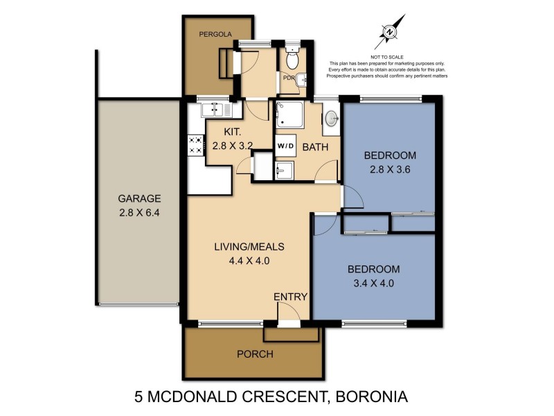 5 McDonald Crescent, Boronia VIC 3155 Floorplan