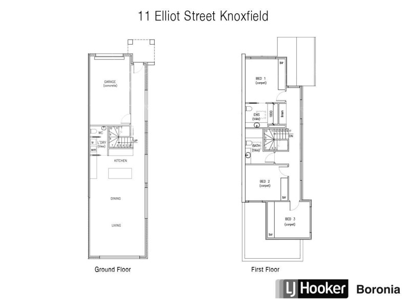 11 Elliot Street, Knoxfield VIC 3180 Floorplan