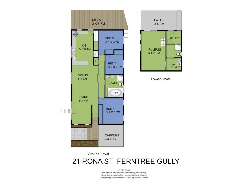 21 Rona Street, Ferntree Gully VIC 3156 Floorplan