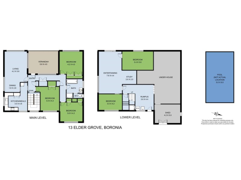 13 Elder Grove, Boronia VIC 3155 Floorplan
