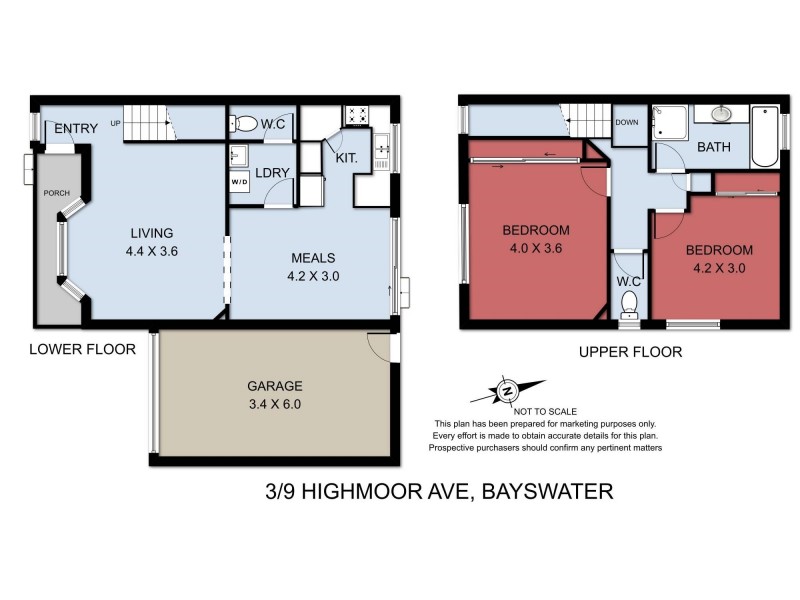 3/9 Highmoor Avenue, Bayswater VIC 3153 Floorplan