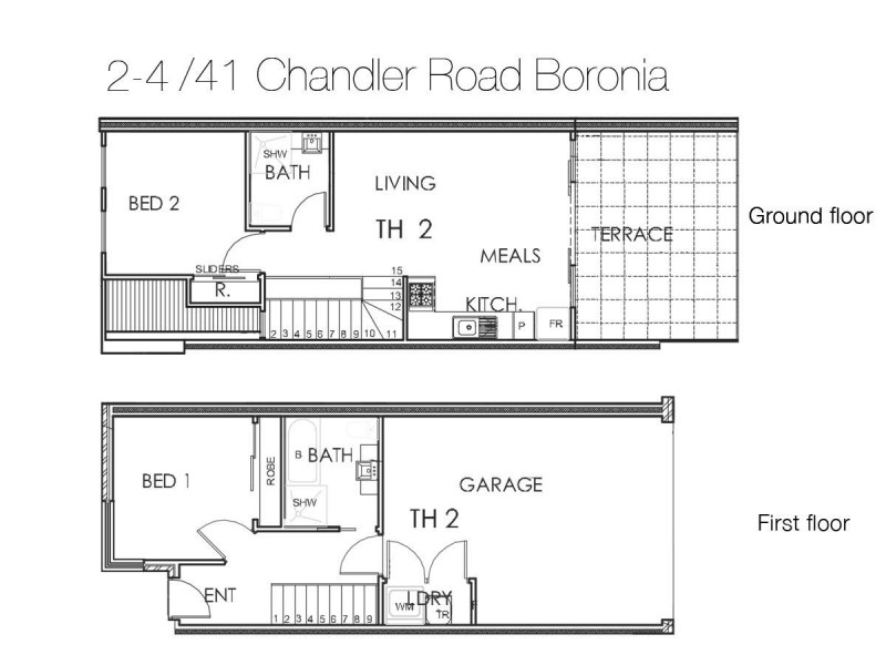 2/41 Chandler Road, Boronia VIC 3155 Floorplan