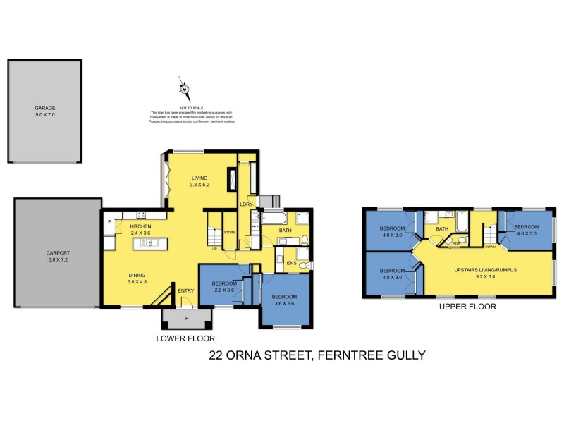 22 Orna Street, Ferntree Gully VIC 3156 Floorplan