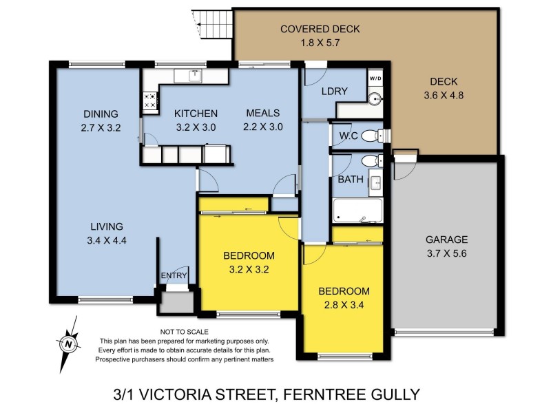 3/1 Victoria Street, Ferntree Gully VIC 3156 Floorplan