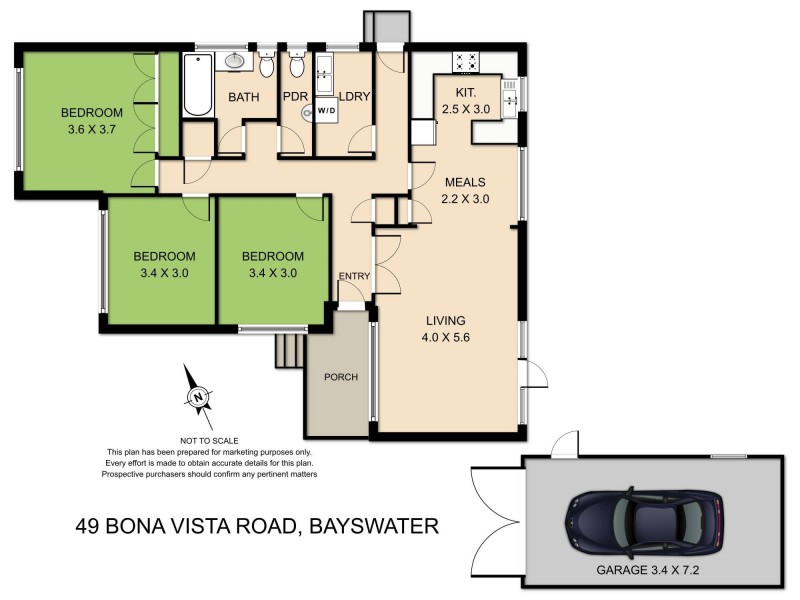 49 Bona Vista Road, Bayswater VIC 3153 Floorplan