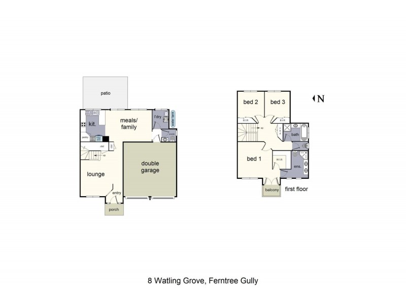 8 Watling Grove, Ferntree Gully VIC 3156 Floorplan