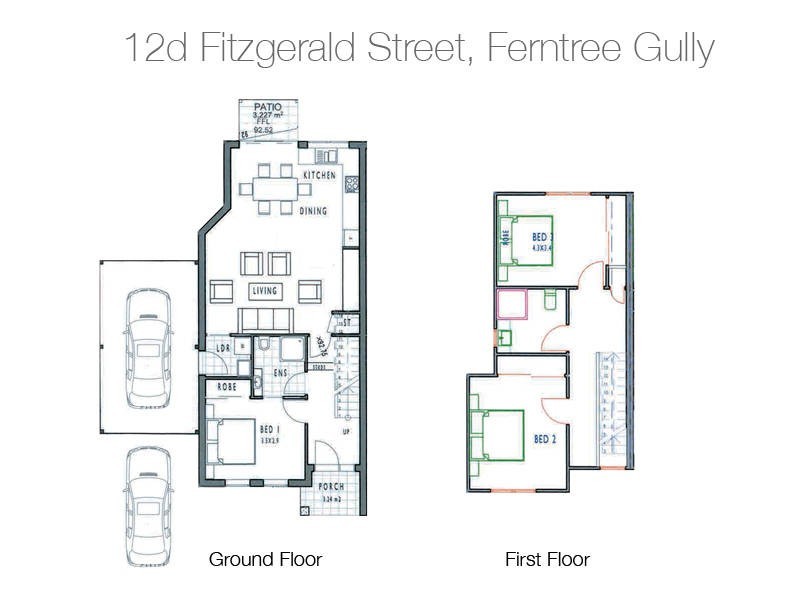 12D Fitzgerald Street, Ferntree Gully VIC 3156 Floorplan